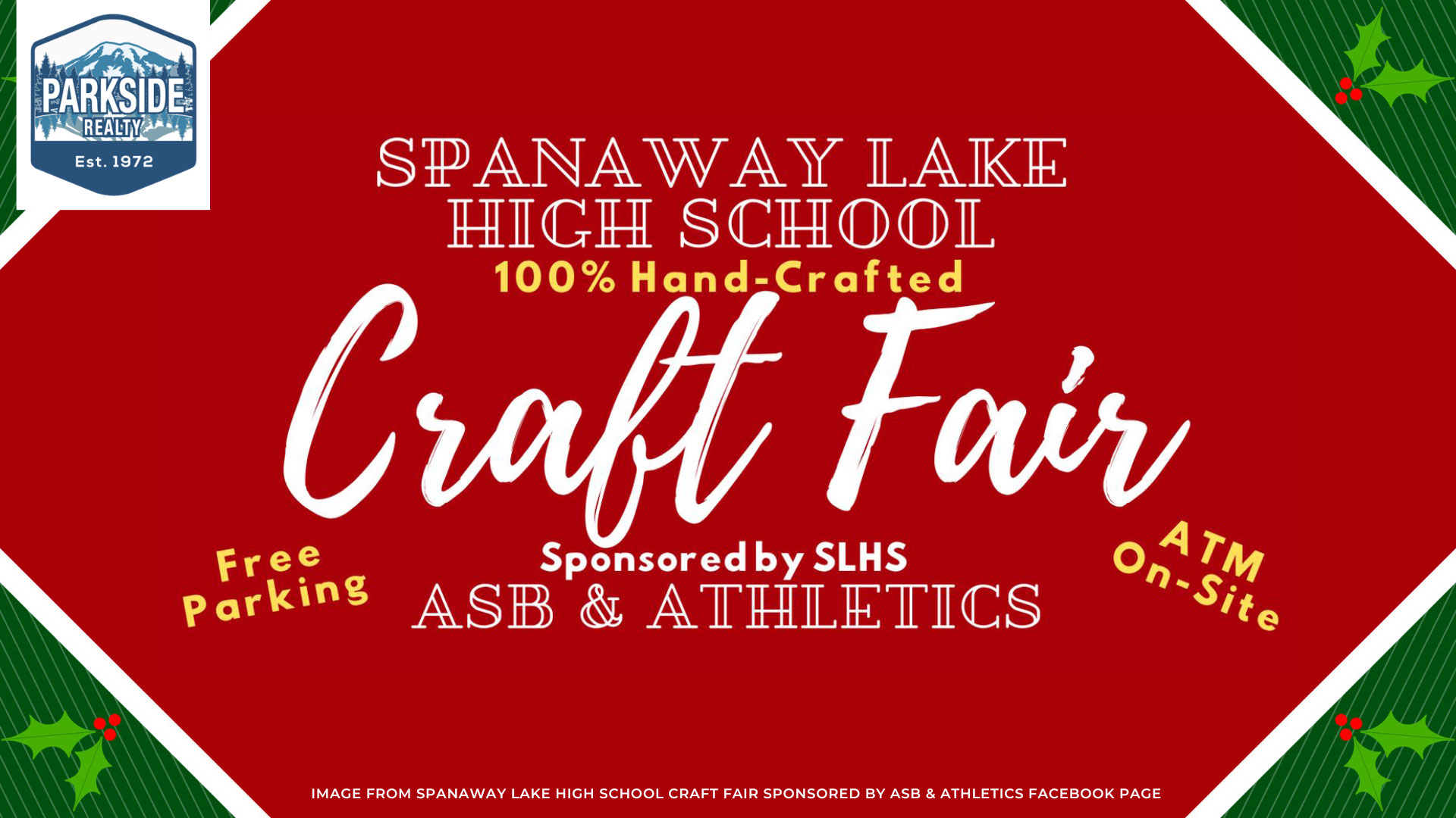 Spanaway Lake High School Annual Holiday Craft Fair 2023